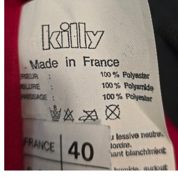 Killy Black Ski SnowBoard Zippered Pockets Ankle Hook Loop Womens Pants 10 - Picture 5 of 5